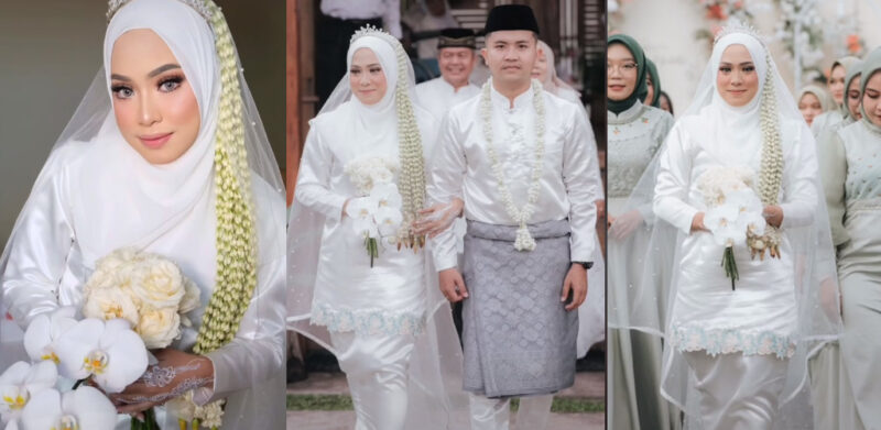 Pengantin Indonesia gayakan busana versi Malaysia raih perhatian, dipuji ramai