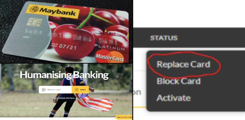 Mudahnya! Ini cara tukar kad debit Maybank secara online, kad dihantar ke rumah